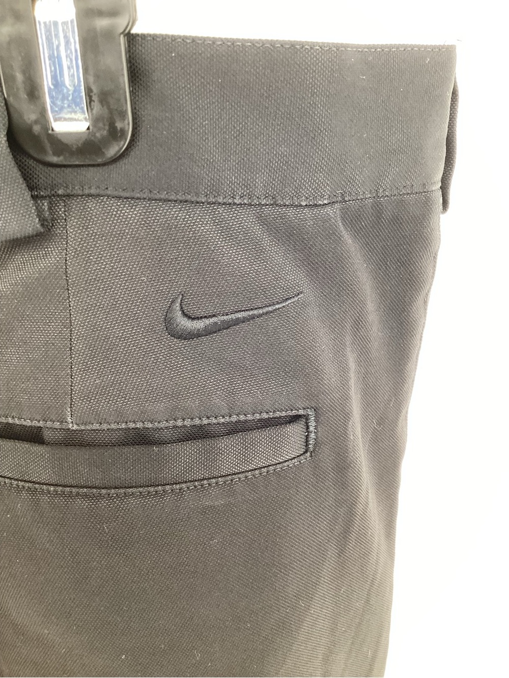 Nike Men's Black Flat Front Performance Shorts - Picture 4 of 7